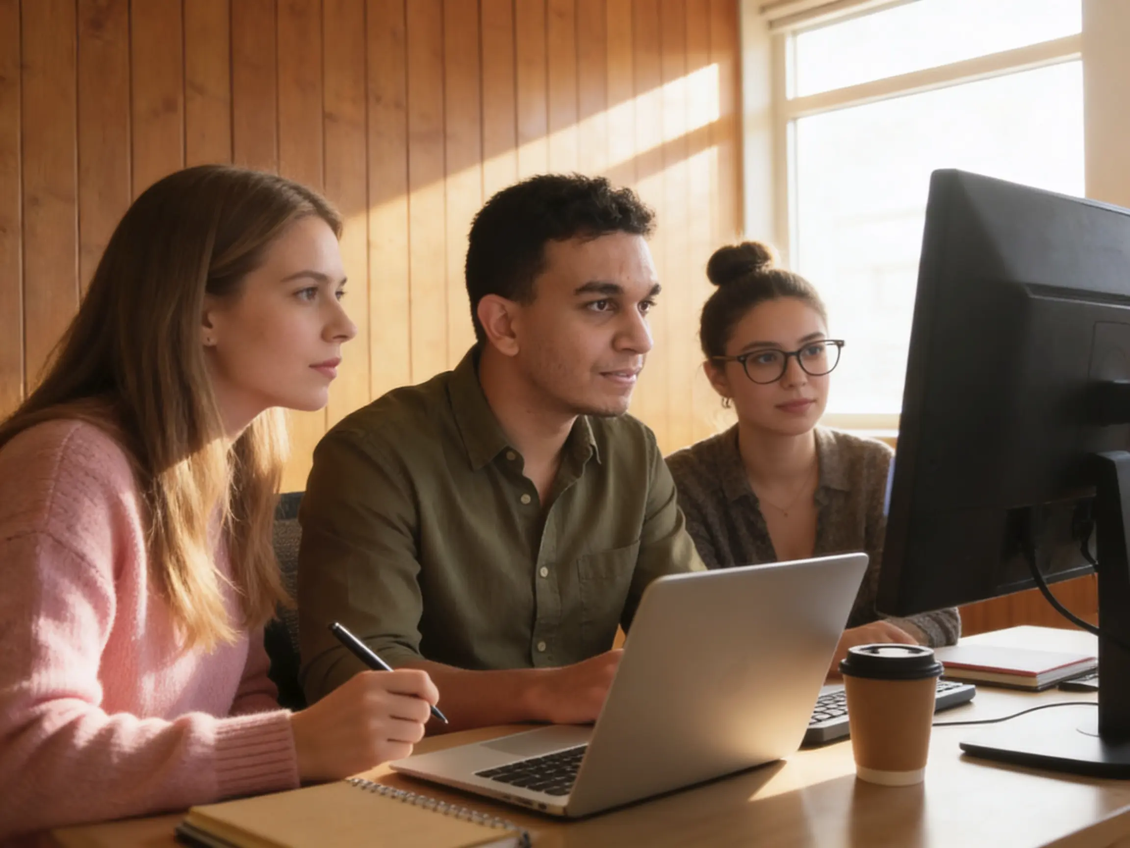 Foto de Antonio Henrique trabalhando em um projeto